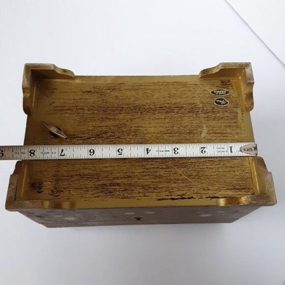 Vintage Florentine Style Musical Jewelry Chest/Box - Picture 9 of 10